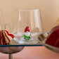 Tiny Animal Drinking Glass, Christmas Gnome