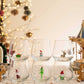 2026 Christmas Figurine Drinking Glass Set, 6-Piece