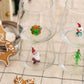 2026 Christmas Figurine Drinking Glass Set, 6-Piece