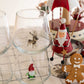 2026 Christmas Figurine Drinking Glass Set, 6-Piece