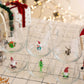 2026 Christmas Figurine Drinking Glass Set, 6-Piece