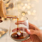 Tiny Figure Drinking Glass, New Santa