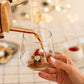 Tiny Animal Drinking Glass, Christmas Gnome