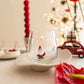 Tiny Figure Drinking Glass, New Santa