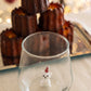 Tiny Animal Drinking Glass, Polar Bear with Christmas Hat