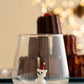 Tiny Animal Drinking Glass, Polar Bear with Christmas Hat