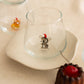 Tiny Animal Drinking Glass, Koala with Christmas Hat