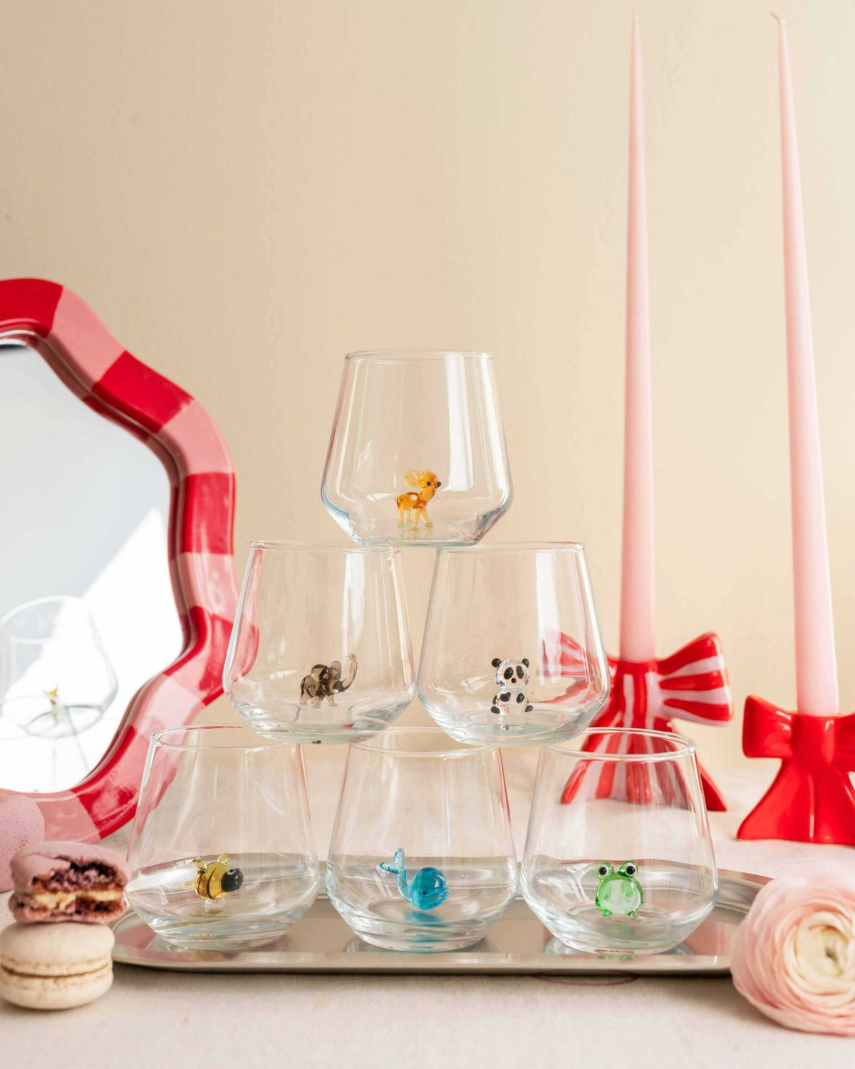 2026 MiniZoo Fan Favorites Drinking Glass Set, 6-Piece