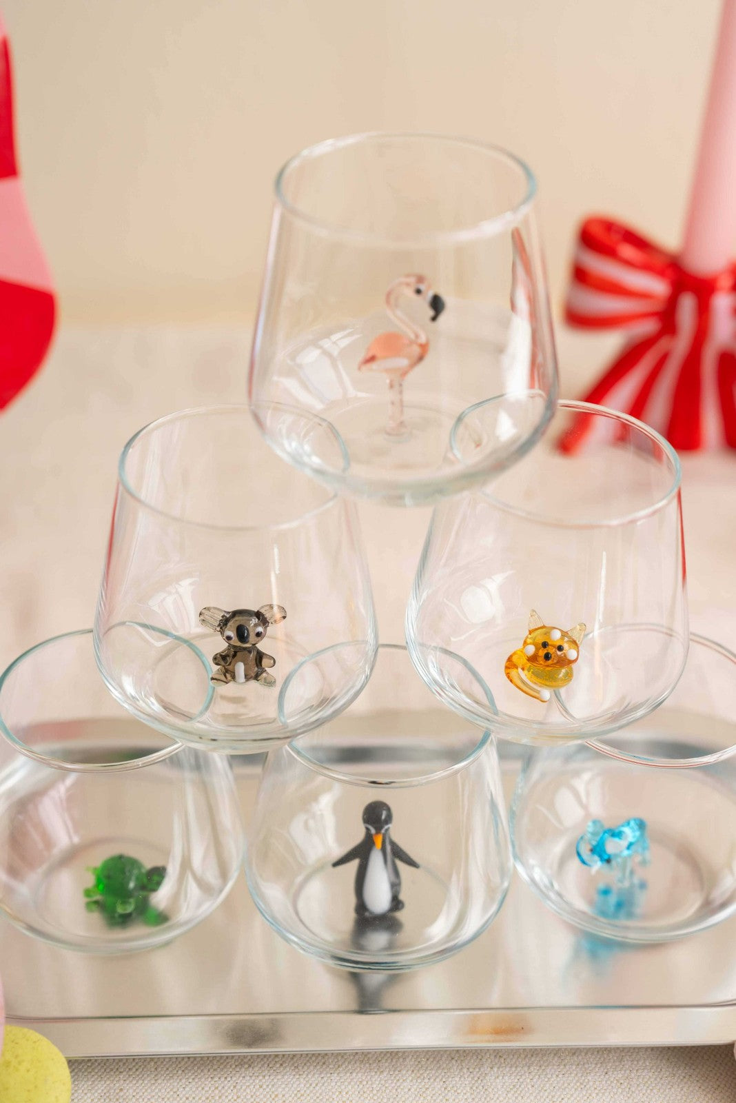 2026 MiniZoo Fan Favorites Drinking Glass Set No. 2, 6-Piece