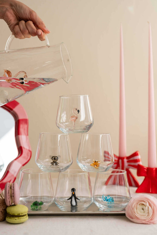 2026 MiniZoo Fan Favorites Drinking Glass Set No. 2, 6-Piece