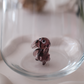 Tiny Animal Drinking Glass, Purple Puppy