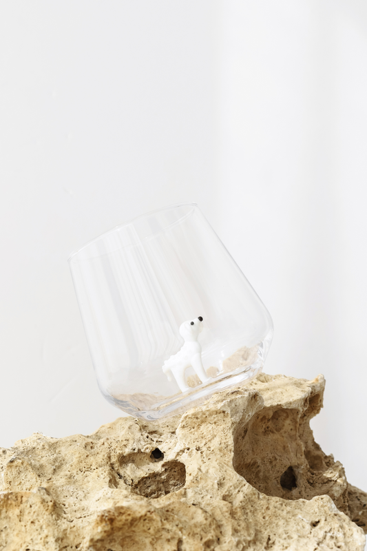 Tiny Animal Drinking Glass, Sheep