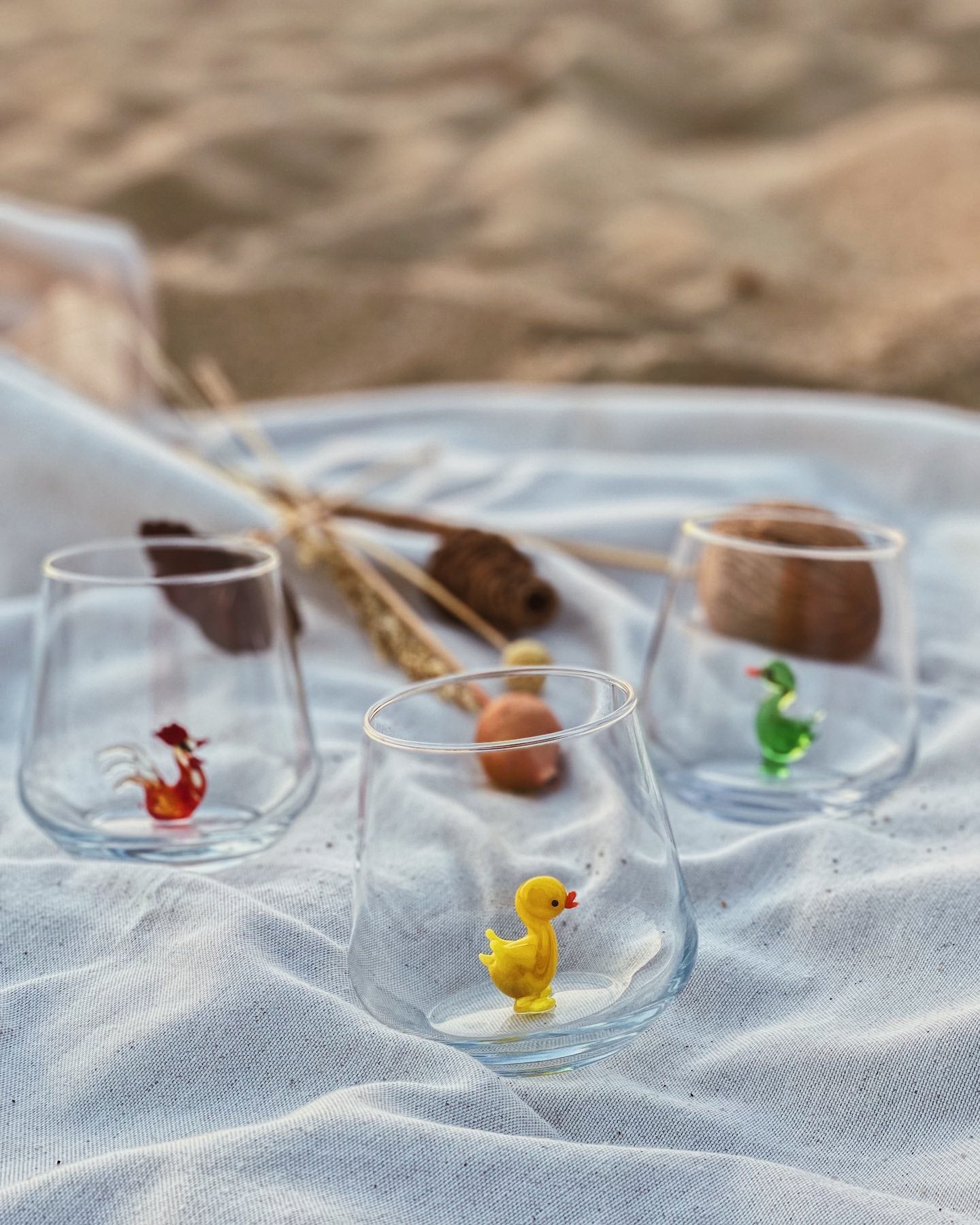 Premium Farmland 3D Animal Glass Drinking Cups for Sustainable