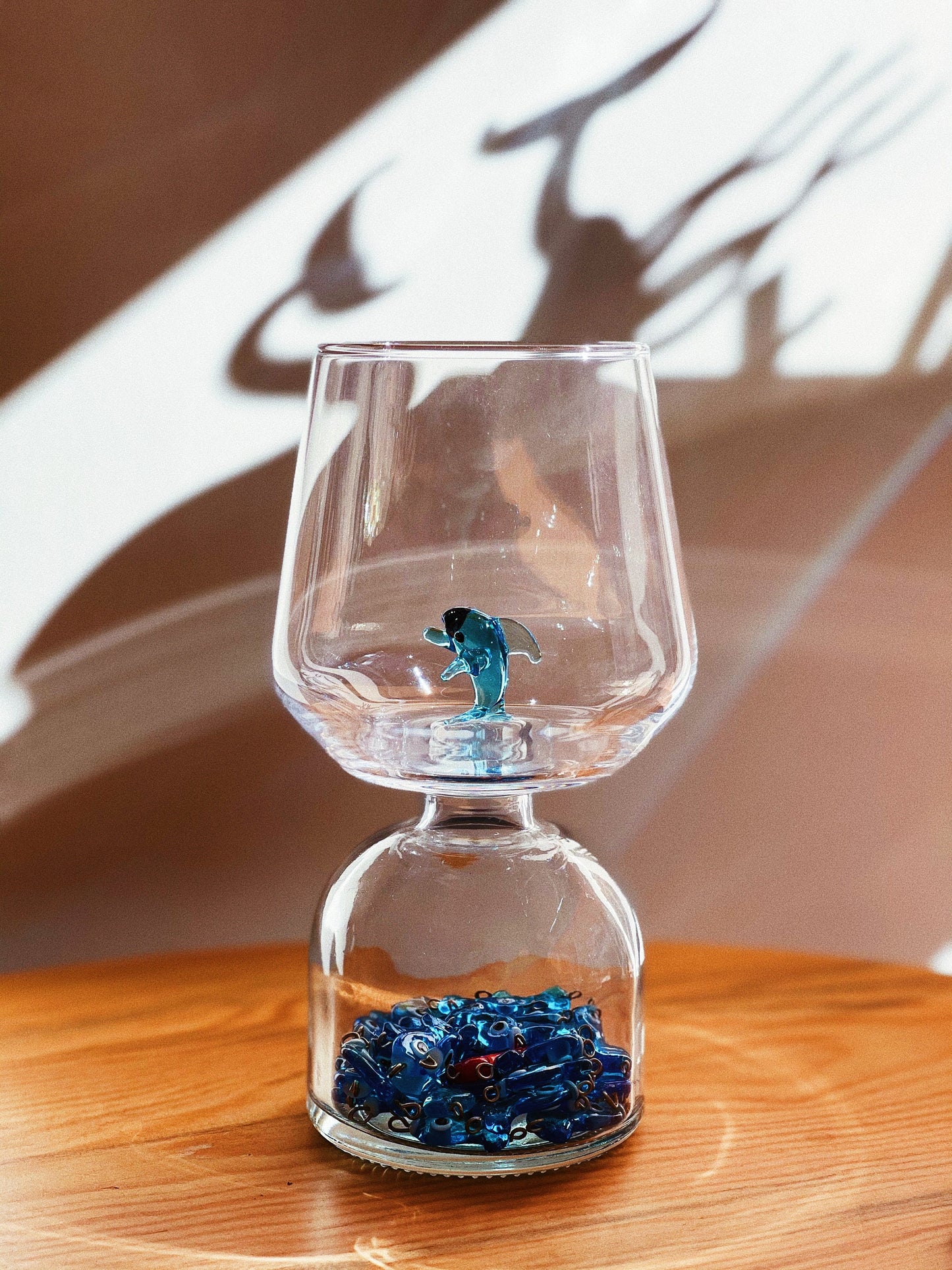 Tiny Animal Drinking Glass, Dolphin