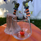 Tiny Figurine Drinking Glass, Pumpkin