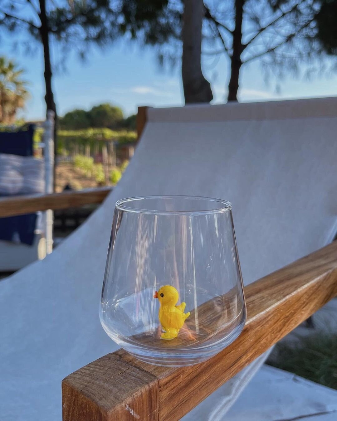 Tiny Animal Drinking Glass, Chick