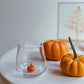 Tiny Figurine Drinking Glass, Pumpkin