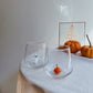 Halloween Theme Water Drinking Glass Set of 2 (Ghost, Pumpkin)