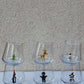 New Year / Christmas / Xmas Theme Drinking Glass Set of 6